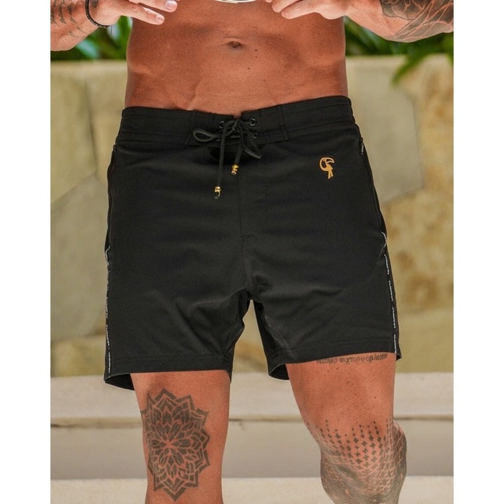 Tucann Cookie Black V2 Premium Swim Shorts Mens Medium Black New With Tags